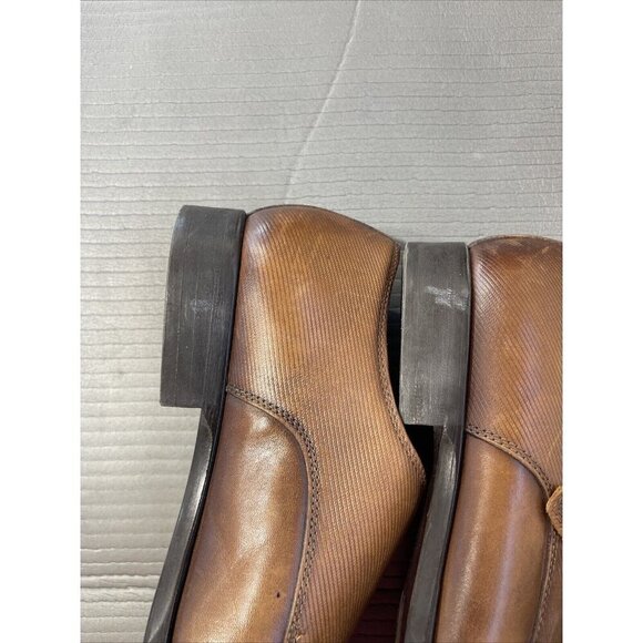 Zara Leather monk strap shoes Size 41 Brown 2452/302/105 531 255/95 - Picture 8 of 15